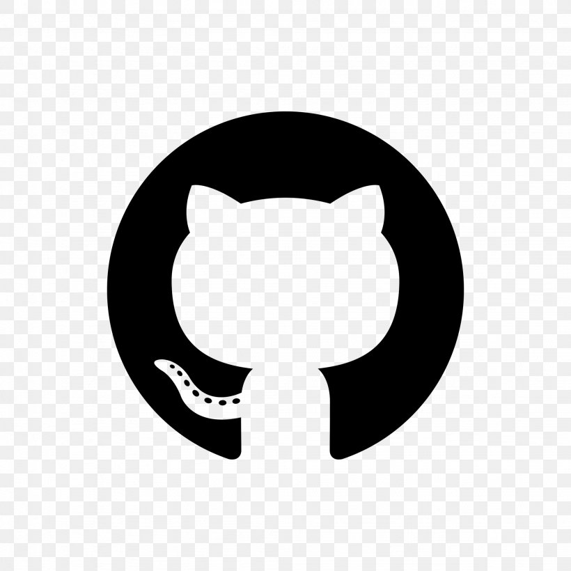 GitHub Source Code, PNG, 2048x2048px, Github, Black, Black And White, Cat Like Mammal, Fictional Character Download Free