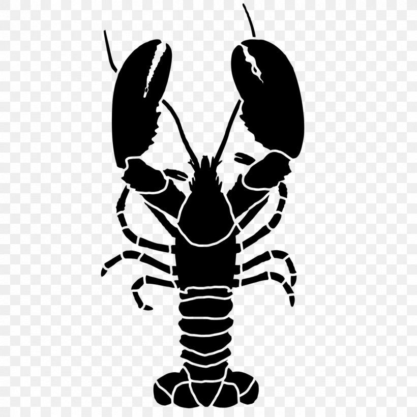 American Lobster T-shirt Crab Red Lobster, PNG, 1200x1200px, Lobster, American Lobster, Arthropod, Black And White, Blue Download Free