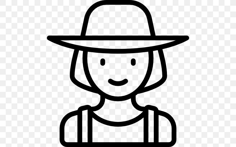 Icon Design Download Clip Art, PNG, 512x512px, Icon Design, Artwork, Black And White, Cowboy Hat, Face Download Free