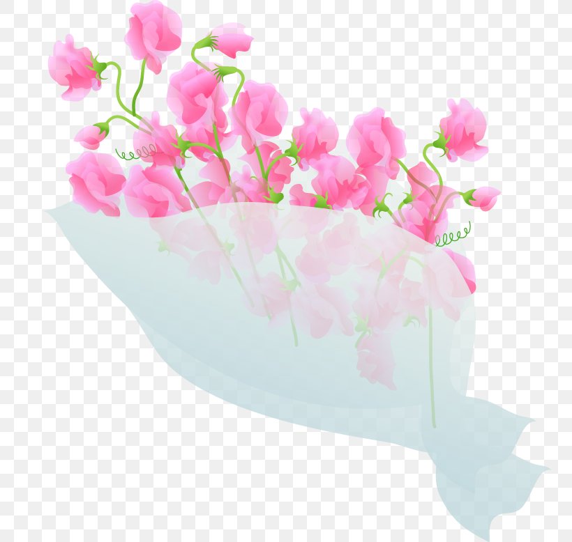 Cut Flowers Floral Design Sweet Pea Floristry, PNG, 761x778px, Flower, Artificial Flower, Blossom, Cut Flowers, Floral Design Download Free