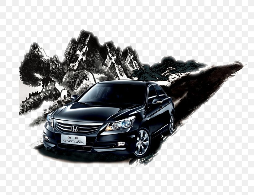 Honda Accord Car Ink Wash Painting, PNG, 774x629px, Honda Accord, Advertising, Automotive Design, Automotive Exterior, Automotive Lighting Download Free