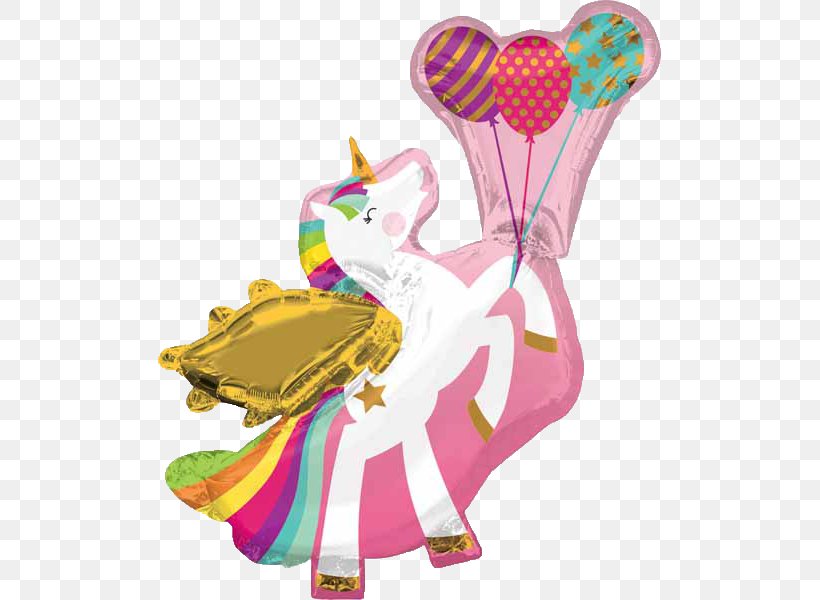 Mylar Balloon Unicorn BoPET Party, PNG, 600x600px, Balloon, Birthday, Bopet, Confetti, Costume Download Free