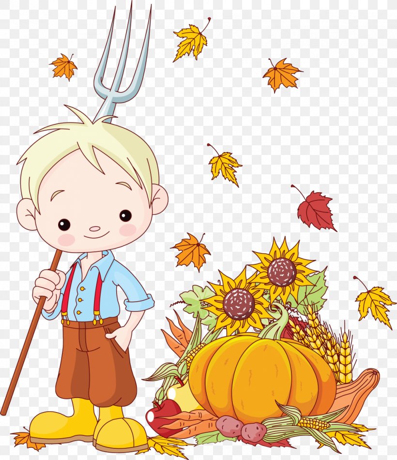 Autumn Pre-school Vegetable Child Clip Art, PNG, 1018x1180px, Autumn, Art, Artwork, Autumn Leaf Color, Cartoon Download Free
