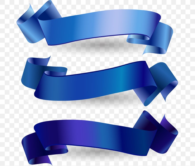 Blue Ribbon Euclidean Vector, PNG, 681x701px, Blue Ribbon, Banner, Blue