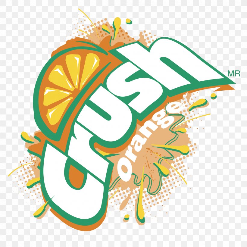 Orange Soft Drink Fizzy Drinks Crush Clip Art Logo, PNG, 2400x2400px, Orange Soft Drink, Area, Artwork, Brand, Crush Download Free