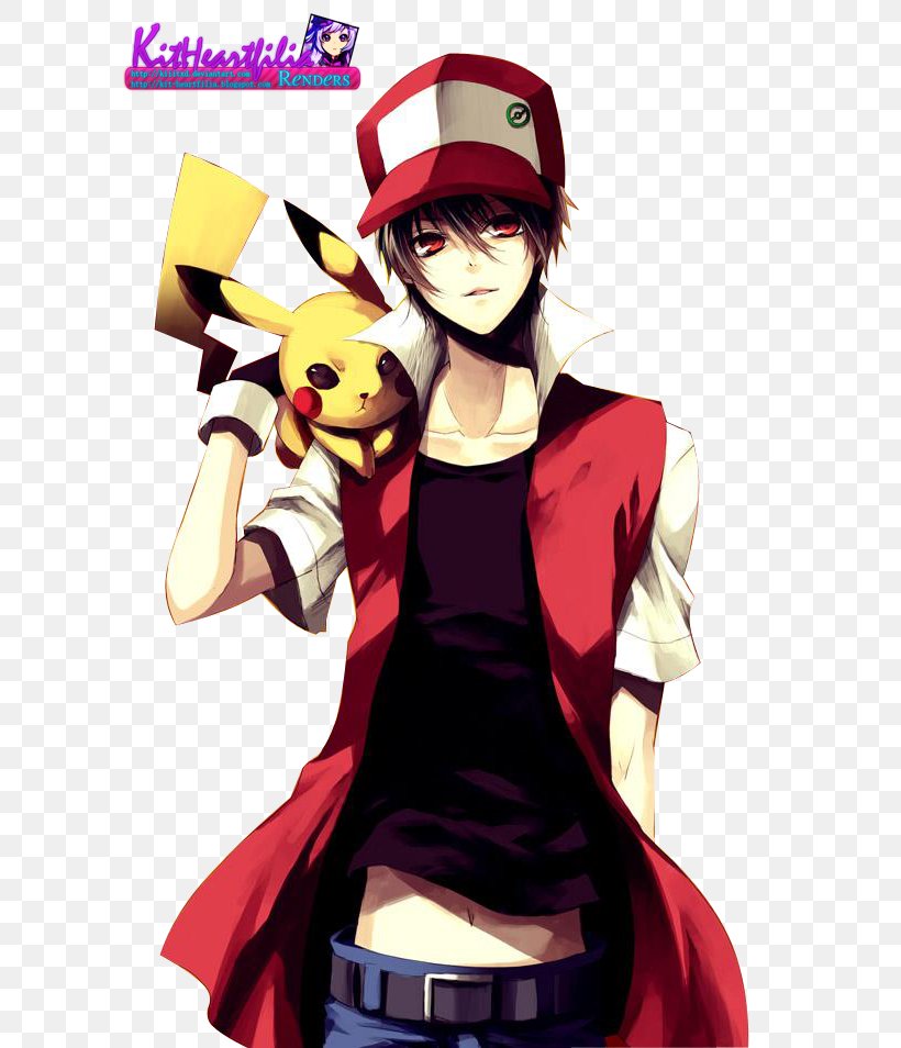 Pokémon Red And Blue Ash Ketchum Pikachu Fan Art, PNG, 623x954px, Watercolor, Cartoon, Flower, Frame, Heart Download Free