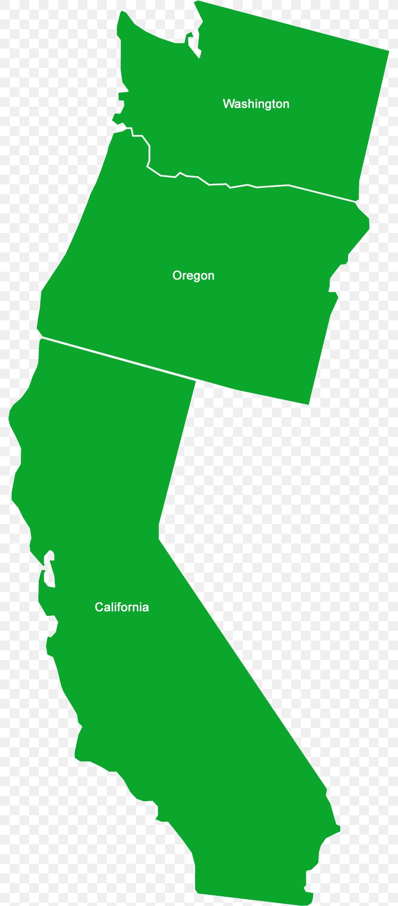 California Washington Oregon Idaho Jefferson, PNG, 786x1867px, California, Area, Blank Map, Business, Grass Download Free