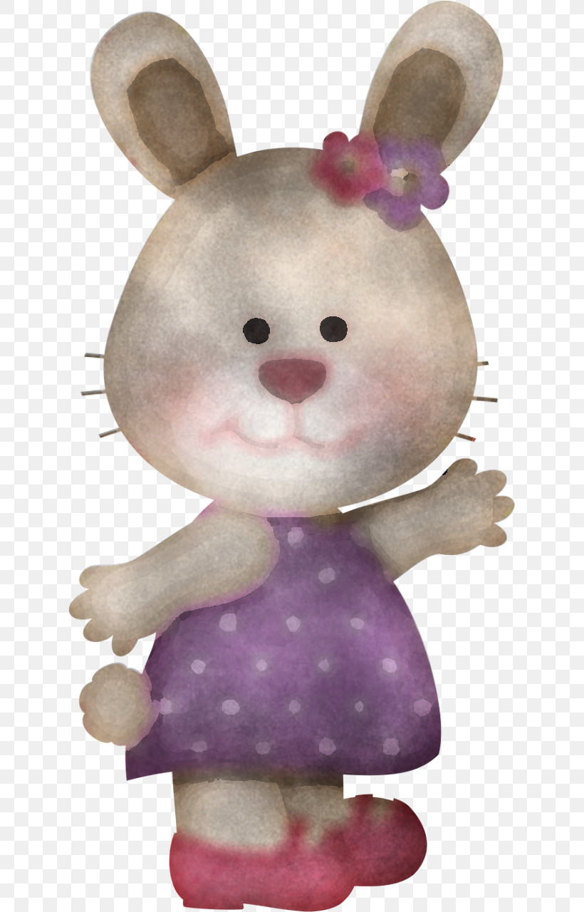 Easter Bunny, PNG, 627x1280px, Easter Bunny, Biology, Computer Mouse, Figurine, Purple Download Free
