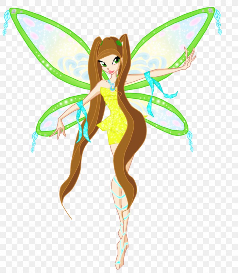 Fairy Bloom Tecna Winx Club: Believix In You Stella, PNG, 834x957px, Fairy, Bloom, Butterfly, Cartoon, Deviantart Download Free