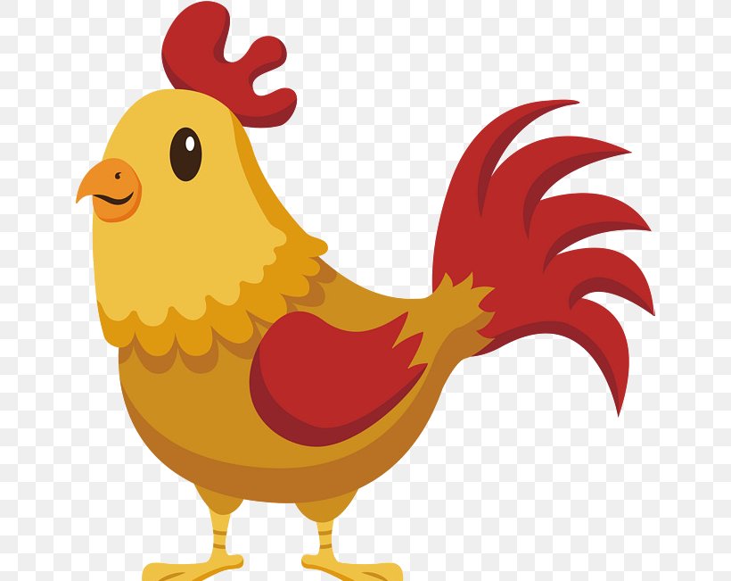 Rooster Clip Art Chicken Image, PNG, 650x651px, Rooster, Beak, Bird ...