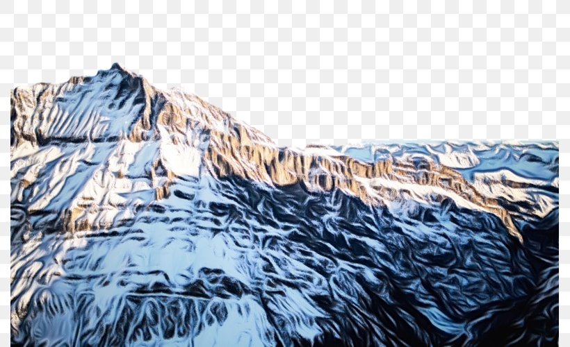 Water Geological Phenomenon Mountain Mountain Range Tree, PNG, 789x500px, Watercolor, Drawing, Geological Phenomenon, Glacial Landform, Glacier Download Free