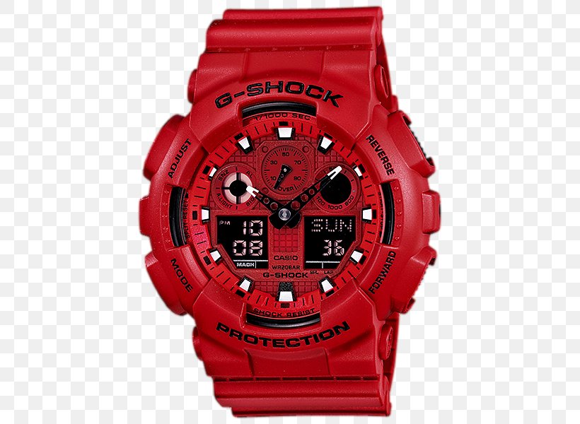 G-Shock GA100 Shock-resistant Watch Casio, PNG, 500x600px, Gshock, Brand, Casio, Chronograph, Digital Clock Download Free