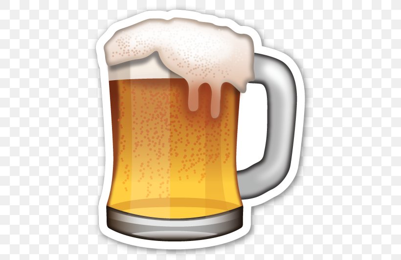 Beer Glasses Emoji Lager Sticker, PNG, 470x532px, Beer, Alcoholic Drink, Beer Bottle, Beer Brewing Grains Malts, Beer Glass Download Free