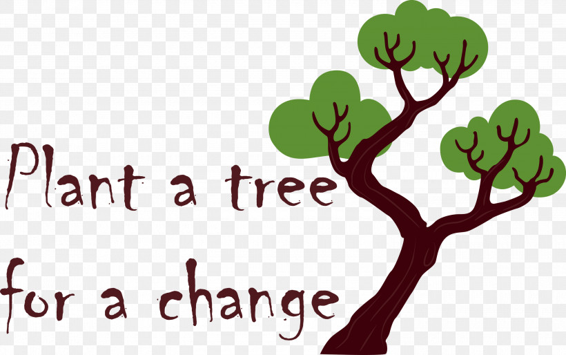 Plant A Tree For A Change Arbor Day, PNG, 3000x1884px, Arbor Day, Behavior, Branching, Happiness, Human Download Free