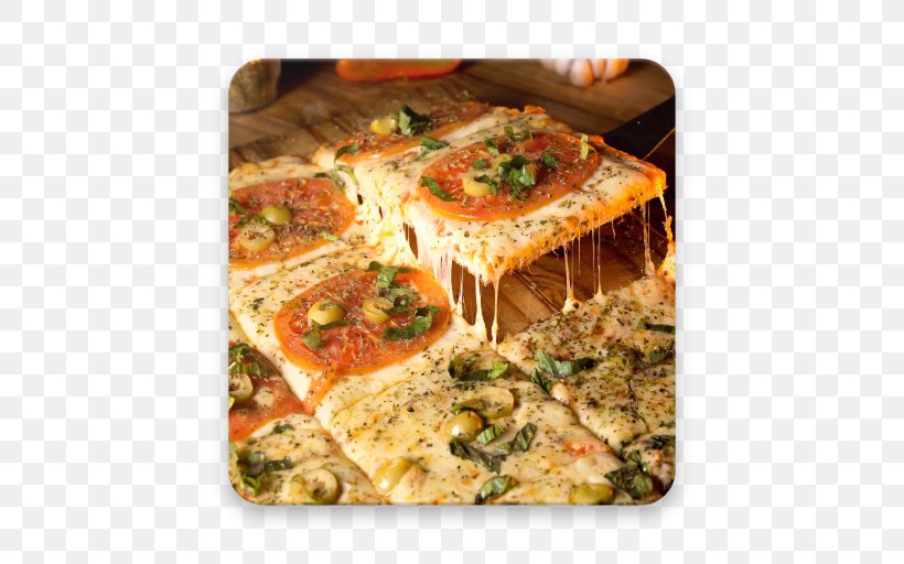 Sicilian Pizza Italian Cuisine Focaccia Pizza Al Taglio, PNG, 512x512px, Sicilian Pizza, Cuisine, Dish, European Food, Flatbread Download Free