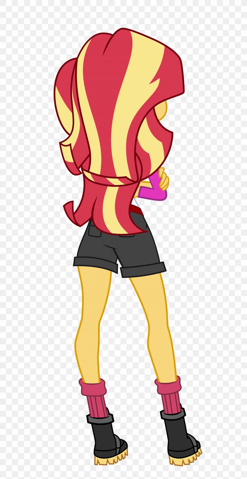 Sunset Shimmer DeviantArt Pony, PNG, 4213x8152px, Sunset Shimmer, Arm, Art, Artist, Cartoon Download Free