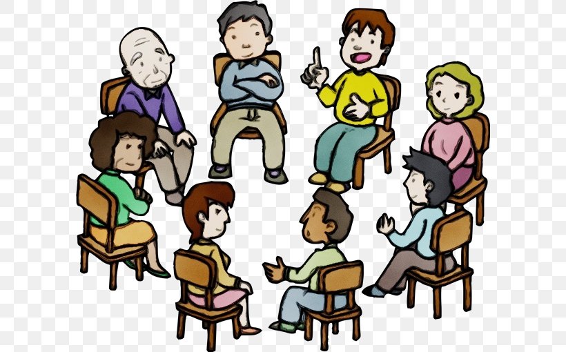 People Social Group Cartoon Clip Art Sharing, PNG, 600x510px, Watercolor, Animated  Cartoon, Cartoon, Child, Conversation Download