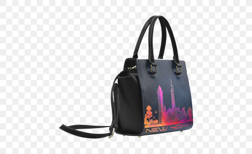 Tote Bag Handbag Leather Satchel, PNG, 500x500px, Tote Bag, Bag, Bicast Leather, Black, Brand Download Free