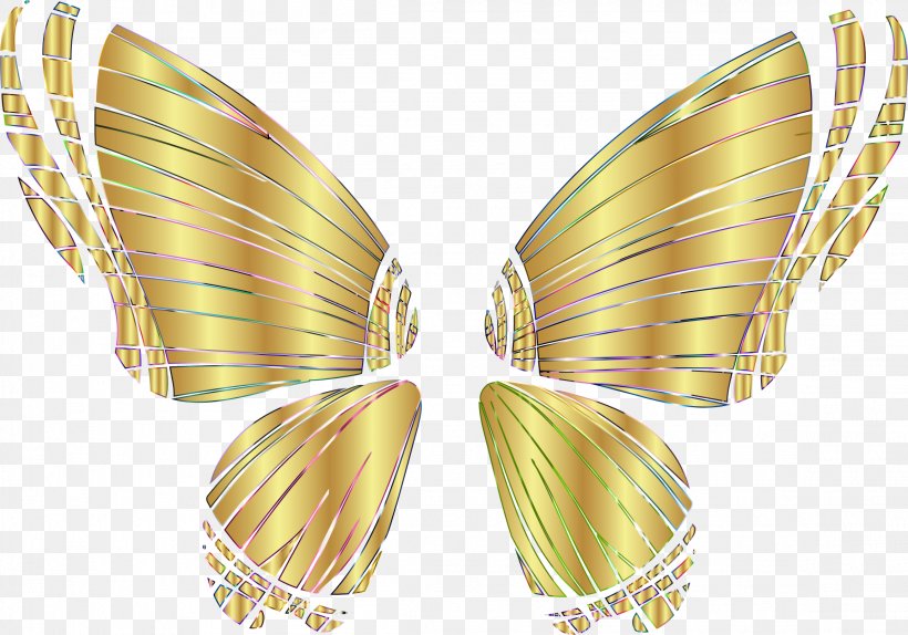 Butterfly Silhouette Insect Moth Clip Art, PNG, 2312x1620px, Butterfly, Arthropod, Butterflies And Moths, Color, Gold Download Free