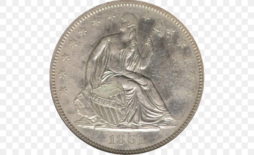 Coin Silver Money Medal Quarter, PNG, 500x500px, Coin, Bronze, Currency, Medal, Money Download Free