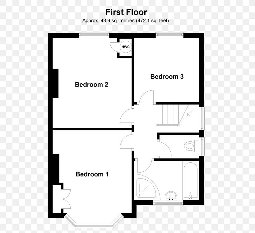 Floor Plan Open Plan Bedroom Apartment, PNG, 520x748px, Floor, Apartment, Area, Bedroom, Black And White Download Free