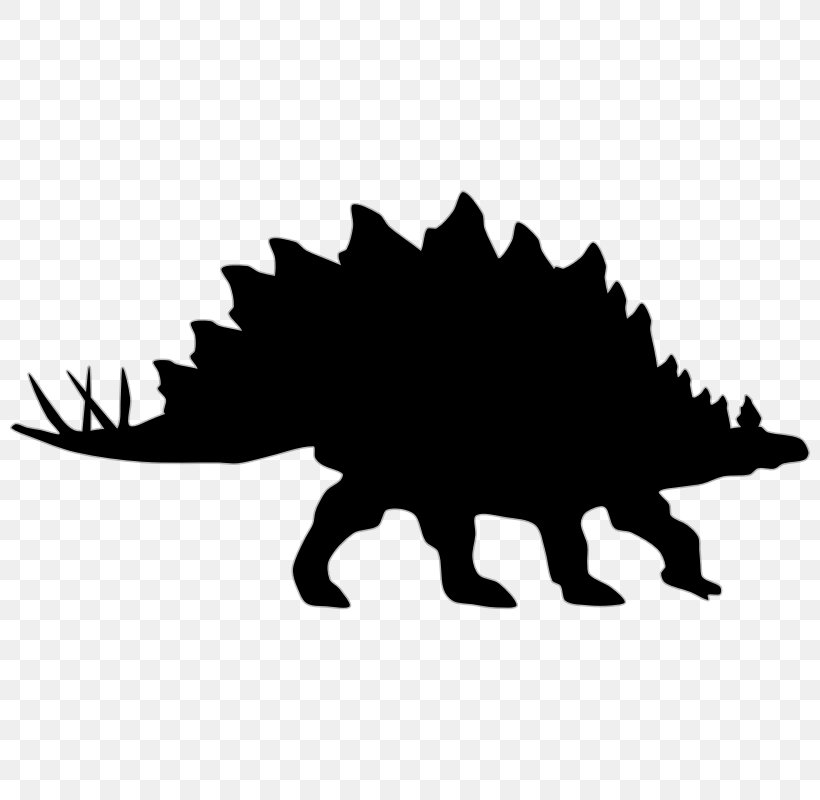 Stegosaurus Triceratops Tyrannosaurus Parasaurolophus Ankylosaurus, PNG, 800x800px, Stegosaurus, Ankylosaurus, Black And White, Decal, Dinosaur Download Free