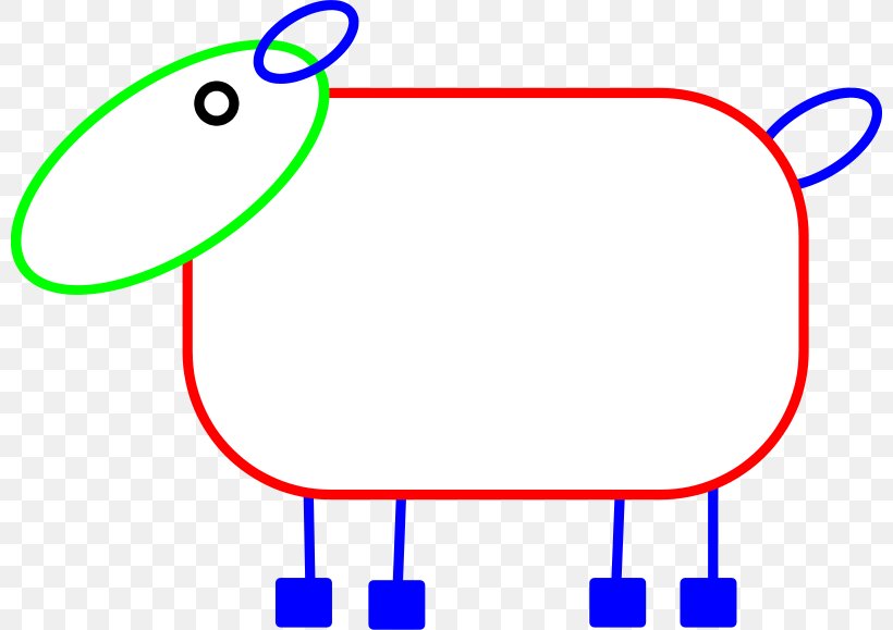 Line Sheep Point Angle Clip Art, PNG, 800x579px, Sheep, Area, Beak, Cartoon, Design M Download Free