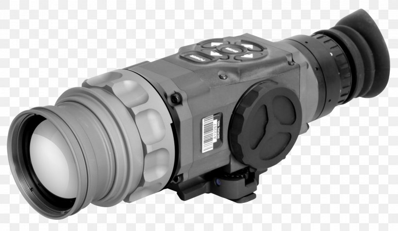 Monocular Thermal Weapon Sight Telescopic Sight American Technologies Network Corporation Thermographic Camera, PNG, 1989x1156px, Monocular, Binoculars, Camera Lens, Firearm, Hardware Download Free