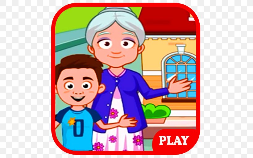 My Town : Grandparents Android Application Package My Town Games, PNG, 512x512px, Android, Area, Artwork, Boy, Child Download Free