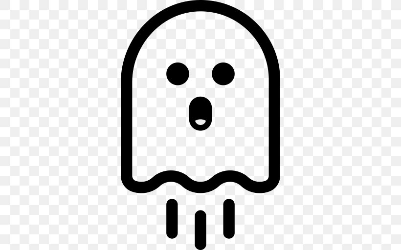 Smiley Ghost Demon Clip Art Spirit, PNG, 512x512px, Smiley, Area, Black And White, Demon, Devil Download Free