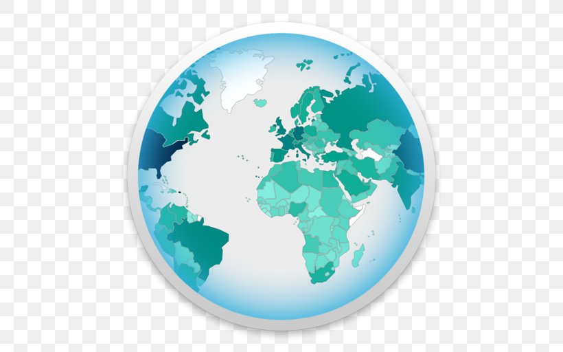 World Map Stock Illustration Globe, PNG, 512x512px, World, Aqua, Blank Map, Earth, Geographic Coordinate System Download Free