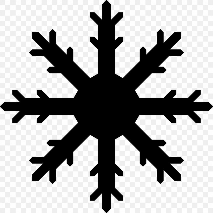 Snowflake, PNG, 1024x1024px, Snow, Art, Organism, Royaltyfree, Snowflake Download Free