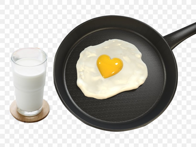 Fried Egg Breakfast Milk Heart, PNG, 1900x1425px, Fried Egg, Breakfast, Cooking, Dish, Egg Download Free