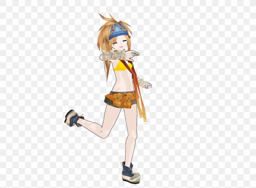 MikuMikuDance Metasequoia Costume Character Final Fantasy VI, PNG, 900x663px, Mikumikudance, Cartoon, Character, Clothing, Costume Download Free