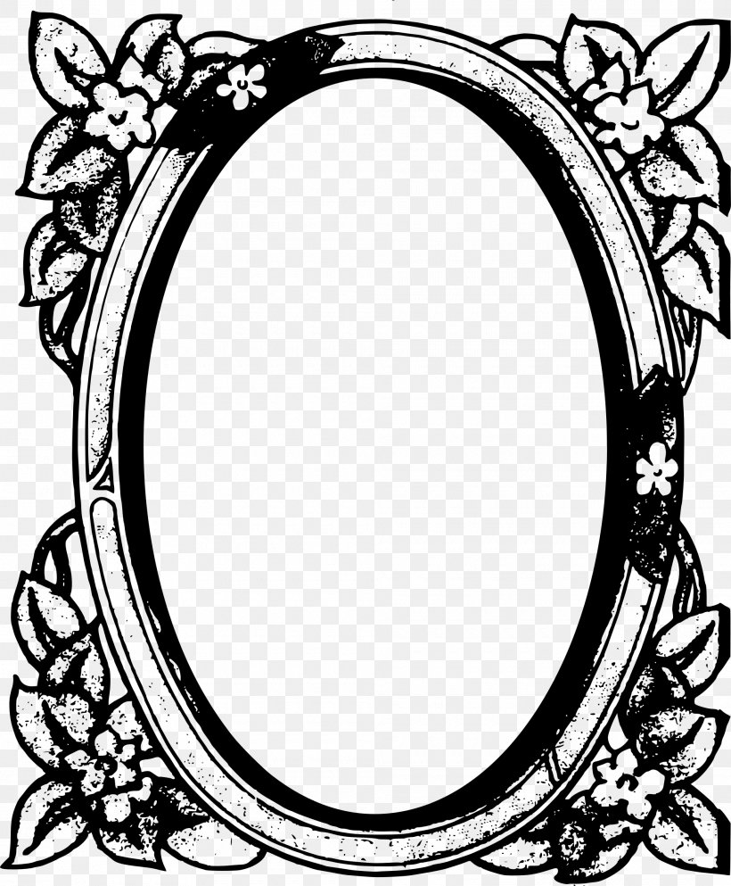 Mirror Picture Frames Line Art Clip Art, PNG, 1980x2400px, Mirror, Art, Black And White, Body Jewelry, Drawing Download Free