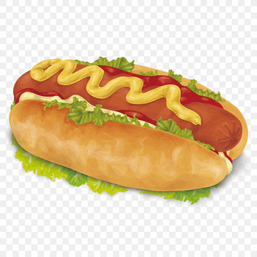 Hot Dog Hamburger Fast Food French Fries, PNG, 1500x1500px, Hot Dog, American Food, Bockwurst, Bun, Cheeseburger Download Free