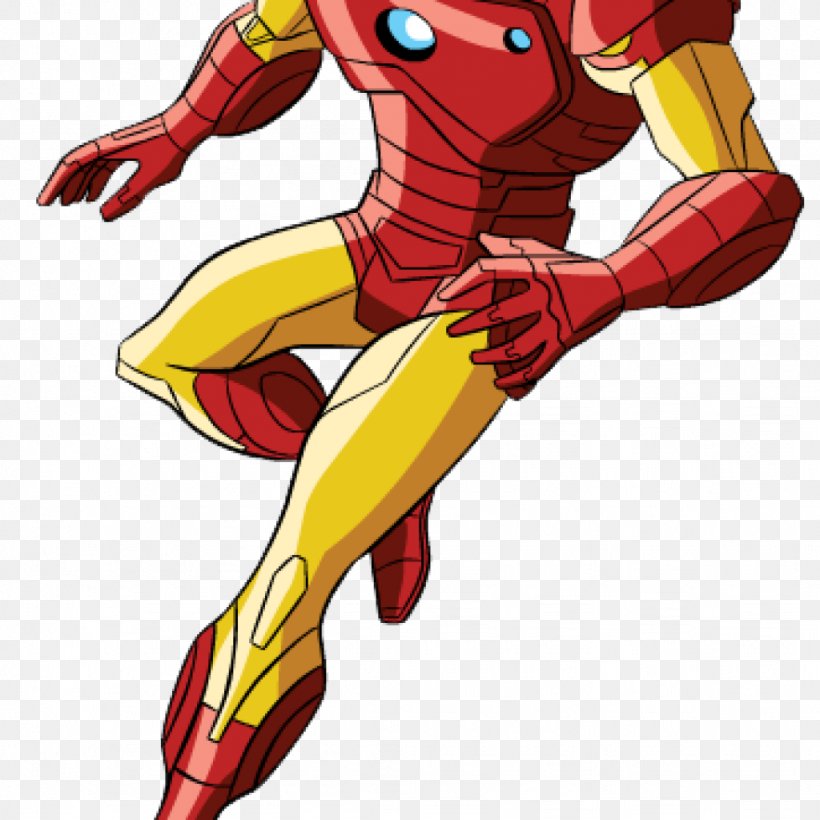 Iron Man Clip Art Vector Graphics Free Content, PNG, 1024x1024px, Iron Man, Avengers, Avengers Earths Mightiest Heroes, Cartoon, Fictional Character Download Free