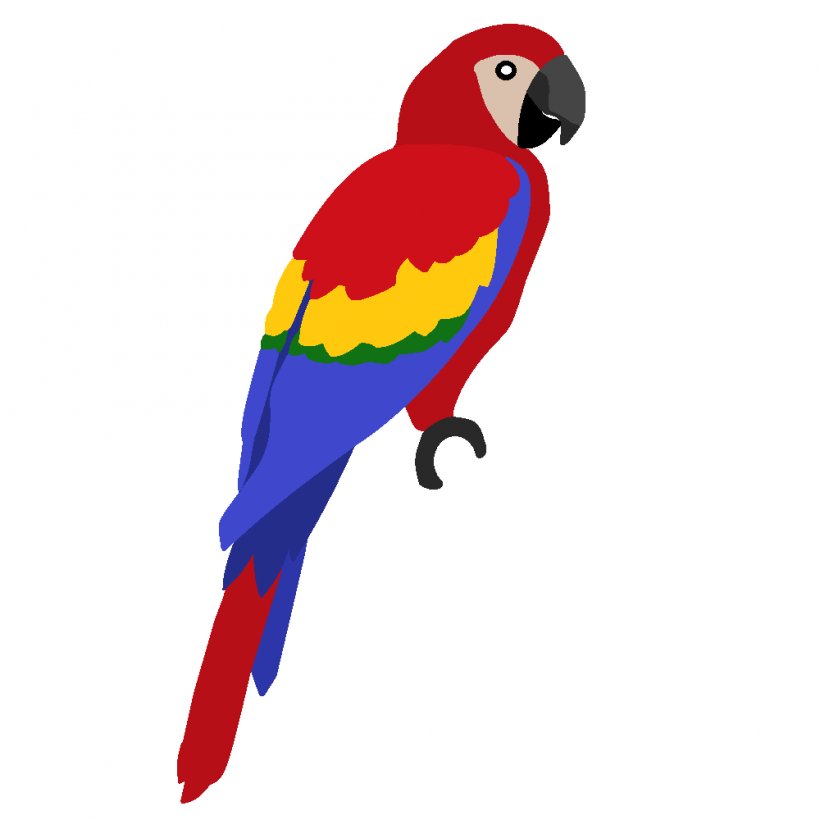 Parrot Scarlet Macaw Blue-and-yellow Macaw Clip Art, PNG, 1000x1000px ...