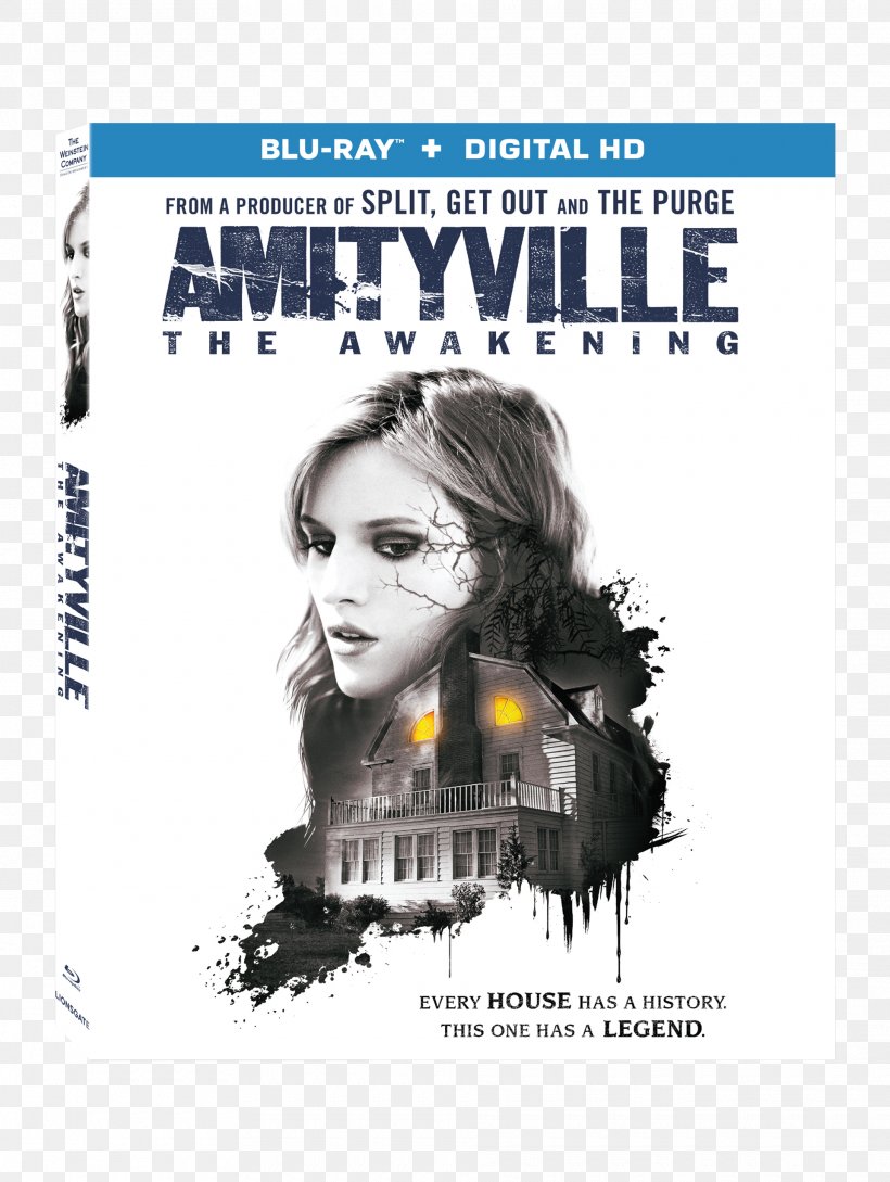 Amityville: The Awakening Blu-ray Disc The Amityville Horror DVD 0, PNG, 1920x2550px, 2017, Amityville The Awakening, Advertising, Album Cover, Amityville Horror Download Free
