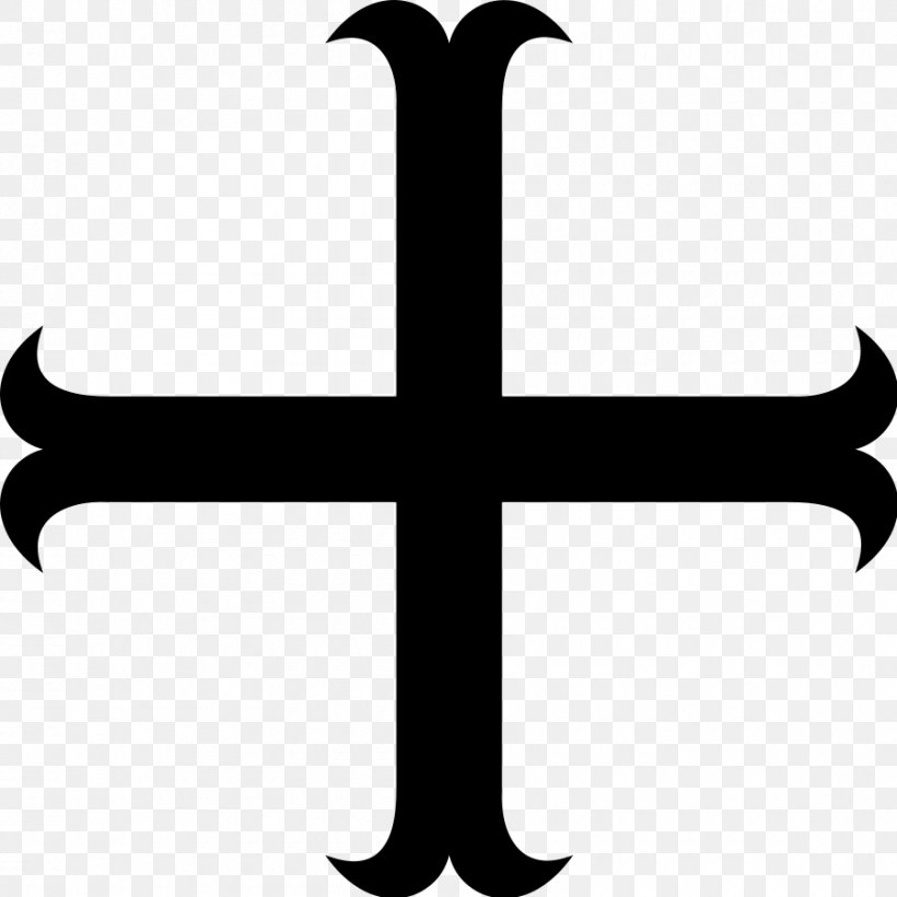 Cross Moline Christian Cross Tau Cross Crosses In Heraldry, PNG, 900x900px, Cross Moline, Black And White, Christian Cross, Cross, Cross Potent Download Free