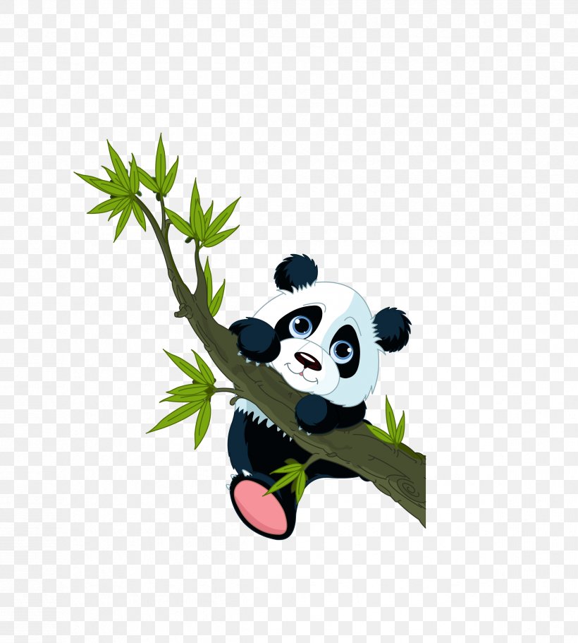 Giant Panda Wall Decal Sticker, PNG, 2396x2662px, Giant Panda, Bamboe, Bamboo, Bear, Cartoon Download Free