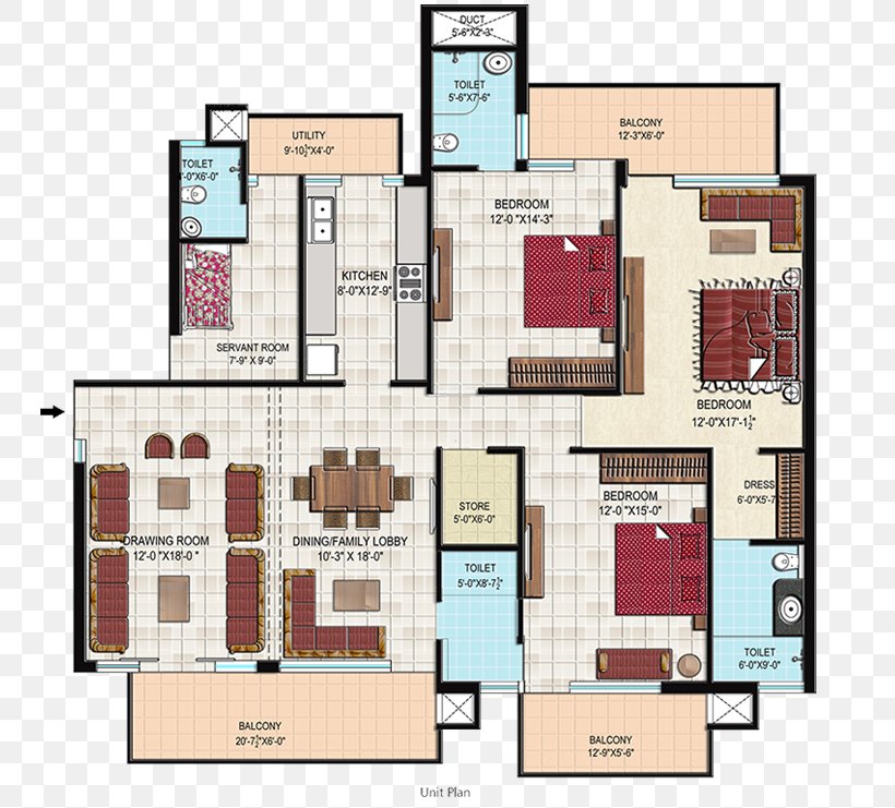 Gillco Park Hills Gillco Parkhills Mohali Floor Plan Apartment PROP NAVIGATORS, PNG, 800x741px, Floor Plan, Ajitgarh, Apartment, Bedroom, Chandigarh Download Free