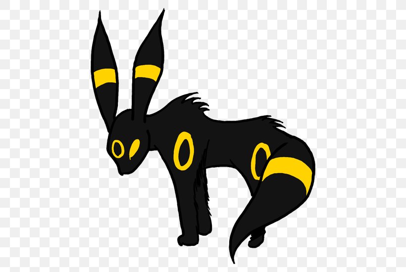 Pokémon FireRed And LeafGreen Umbreon Eevee Vaporeon, PNG, 550x550px, Umbreon, Black And White, Carnivoran, Cartoon, Cat Like Mammal Download Free