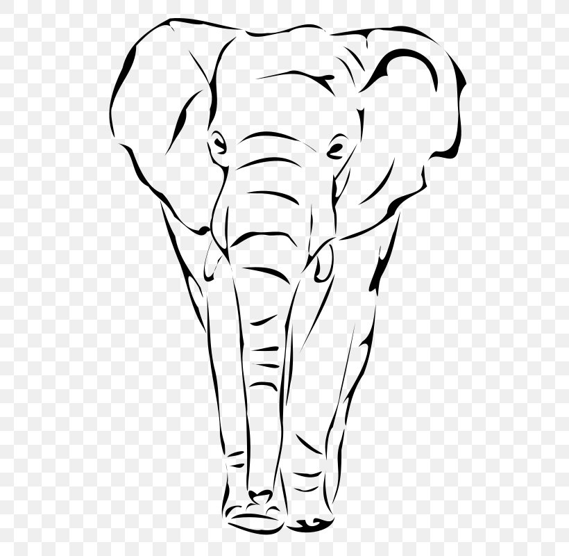African Bush Elephant Drawing Elephantidae Clip Art, PNG, 566x800px, African Bush Elephant, African Elephant, Animal Figure, Artwork, Black And White Download Free