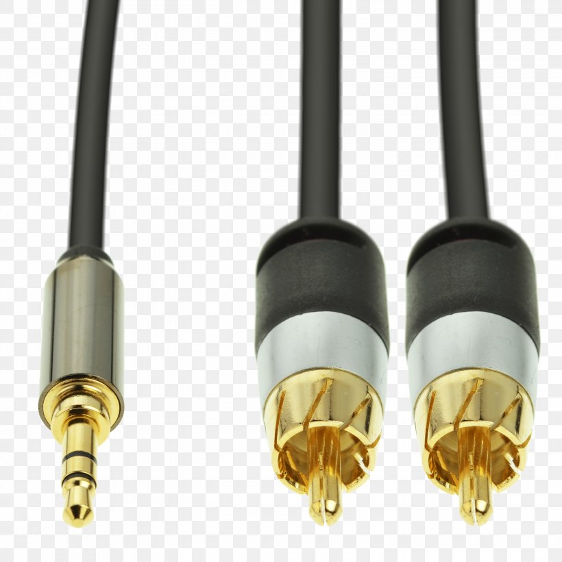 Coaxial Cable RCA Connector Electrical Cable Electrical Connector Stereophonic Sound, PNG, 3000x3000px, Coaxial Cable, Adapter, Audio, Audio Signal, Av Receiver Download Free