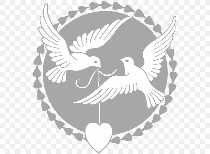 Columbidae Lovebird Domestic Pigeon Clip Art, PNG, 574x600px, Columbidae, Beak, Bird, Bird Of Prey, Black And White Download Free
