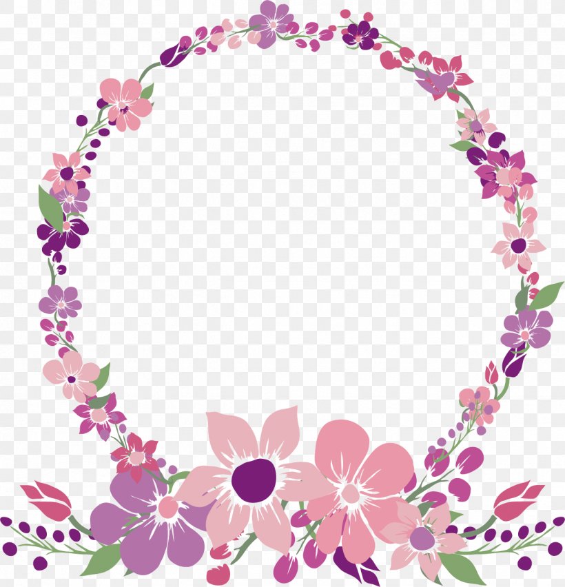 Pink Flower Frame, PNG, 1291x1342px, Borders And Frames, Art, Fashion Accessory, Floral Design, Flower Download Free