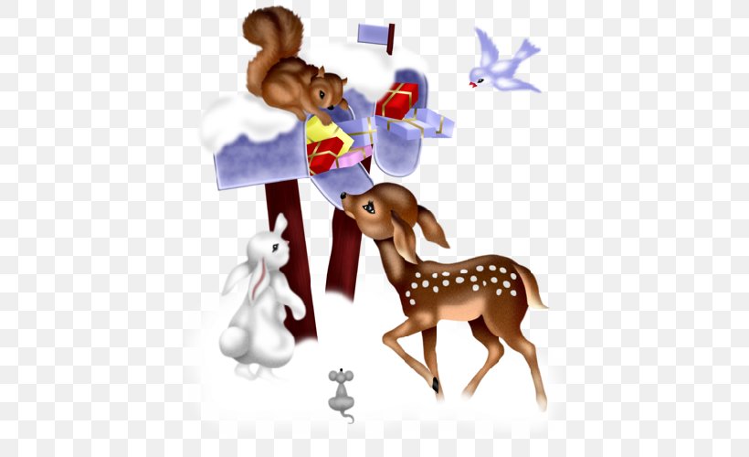Reindeer Santa Claus Christmas Blog Clip Art, PNG, 500x500px, Reindeer, Animal Figure, Blog, Christmas, Christmas Ornament Download Free