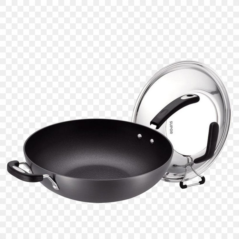 Wok Frying Pan Non-stick Surface U82cfu6ccau5c14 Stock Pot, PNG, 1000x1000px, Wok, Cast Iron, Cookware And Bakeware, Crock, Frying Download Free