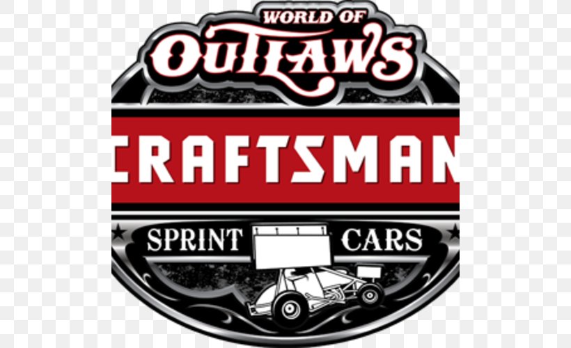2018 World Of Outlaws Craftsman Sprint Car Series 2018 World Of Outlaws Craftsman Late Model Series Sprint Car Racing Charlotte Motor Speedway, PNG, 500x500px, Sprint Car Racing, Auto Racing, Brand, Charlotte Motor Speedway, Craftsman Download Free